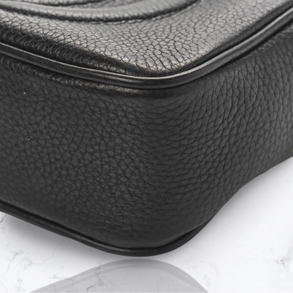 Gucci Black Leather Soho Disco Crossbody Bag - Picture 9 of 12